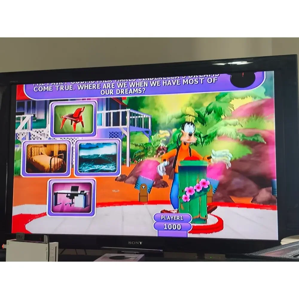 Disney Think Fast Wii CIB Trivia Game Tested Working